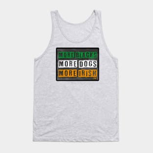 Get Funct More Blacks More Dogs More Irish Tank Top